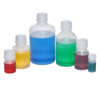 Übersicht Fluorpolymer Flaschen
